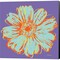 Flower Pop Art VI by Marie-Elaine Cusson 24" x 24" Canvas Wall Art